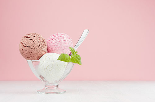 Scoops of ice-cream Scoops of ice-cream