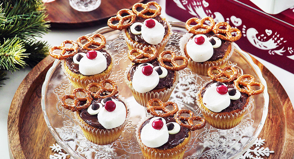 Rudolph Butter Cupcakes