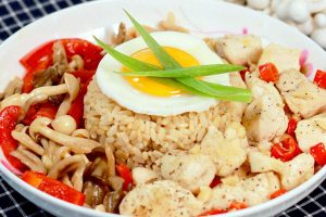 Chicken Capsicum Rice Bowl
