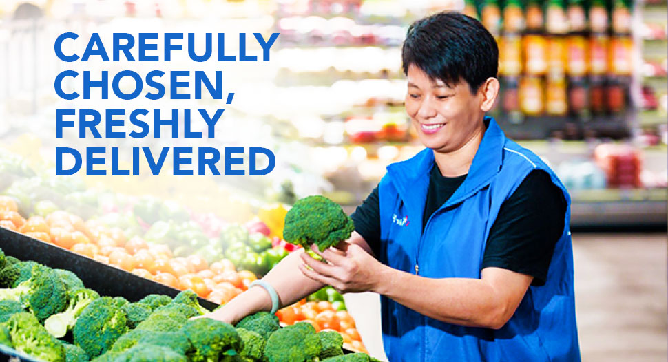 Freshly picked produced delivered as fast as 2 hours Freshly picked produced delivered as fast as 2 hours