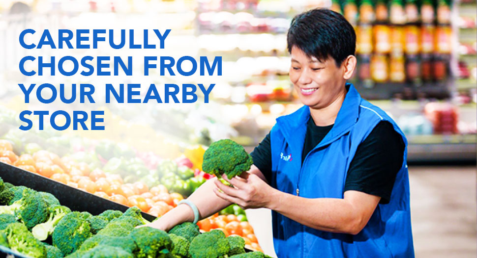Carefully chosen from your nearby store