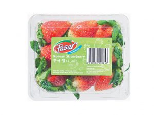 Punnet of Pasar Korean strawberry Punnet of Pasar Korean strawberry