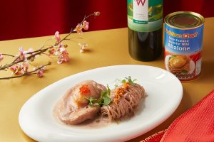 New Zealand Superior Wild Abalone Pasta in Red Wine Cream Sauce