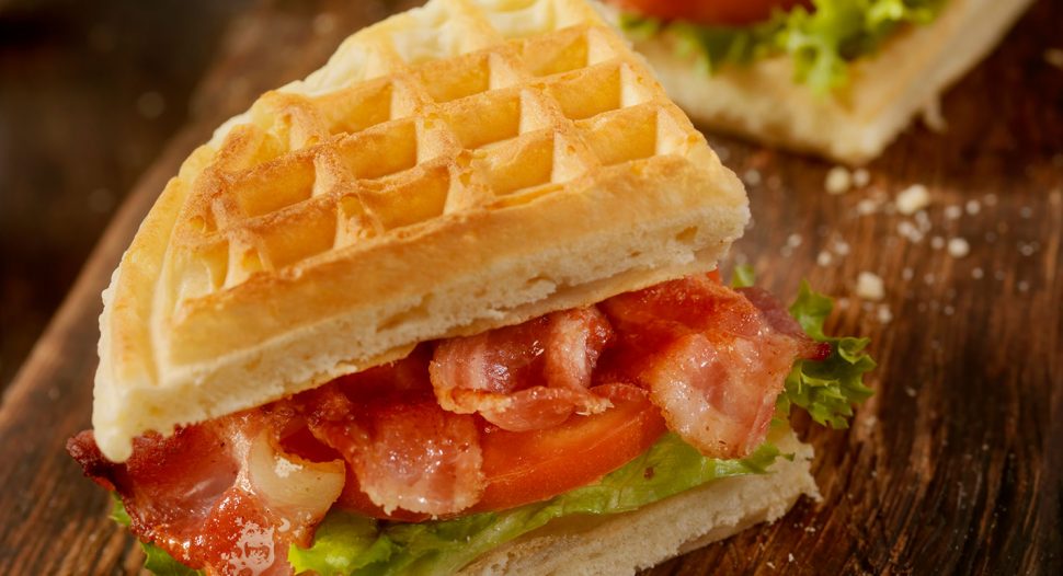 Easy BLT Waffle Sandwich recipe in 15 mins