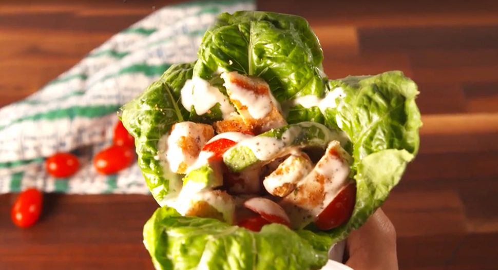 Chicken Caesar Wraps Recipe
