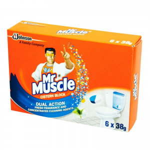 Mr Muscle 4 in 1 Active Clean In-Cistern Block