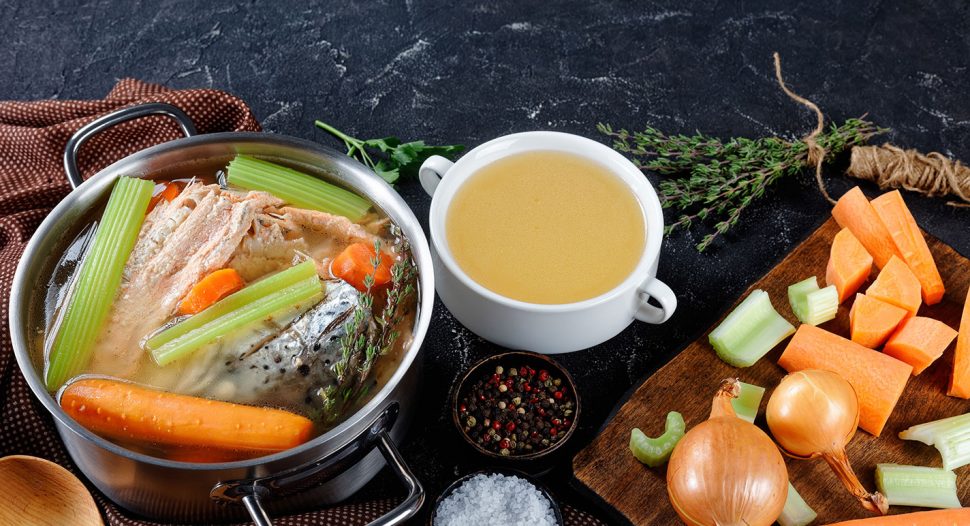 Salmon Bone Stock recipe