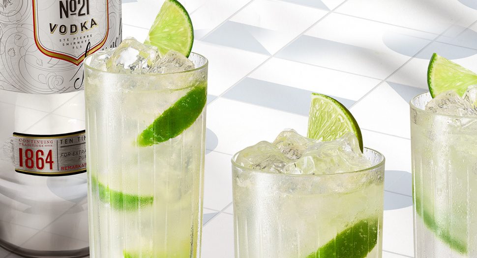 Smirnoff Soda Fruit Smash Lime Cocktail recipe