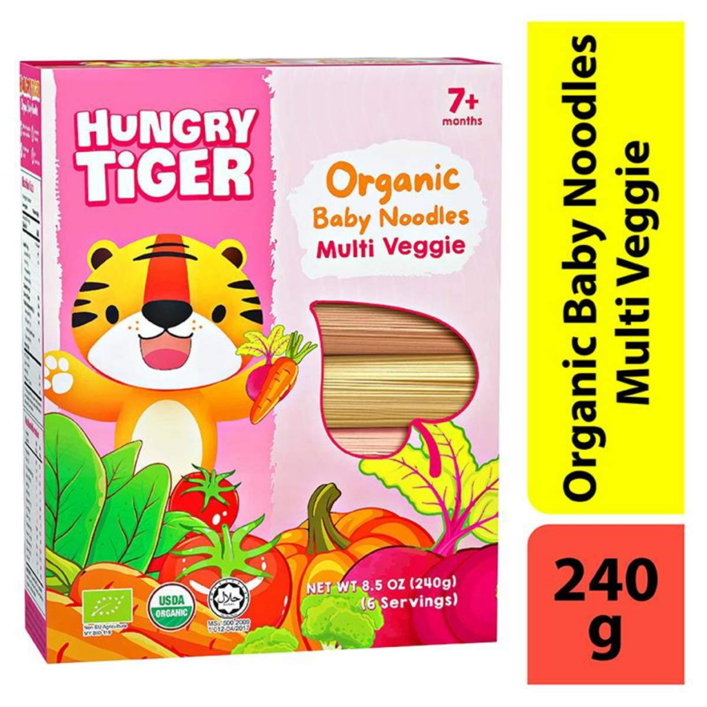 Hungry Tiger organic baby multi veggie noodles