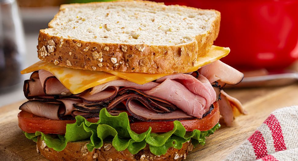 All time favourite - Easy Ham & Cheese Sandwich recipe