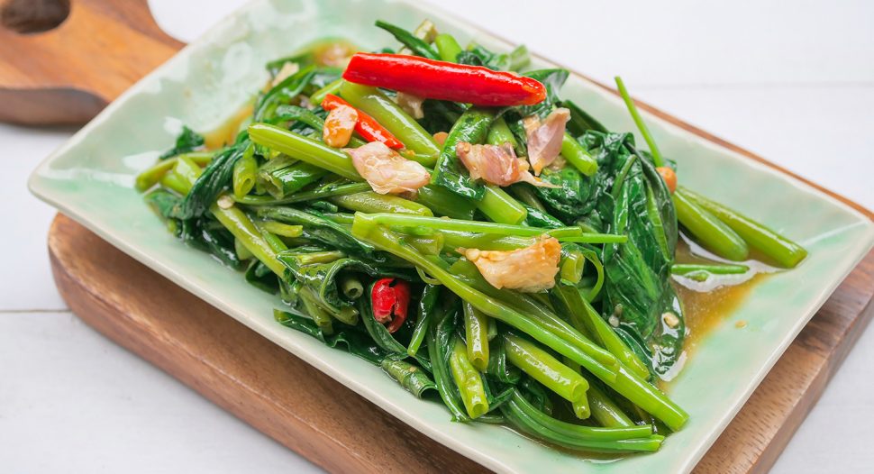 Stir Fry KangKong Recipe - a classic from Thailand that's loved by everyone