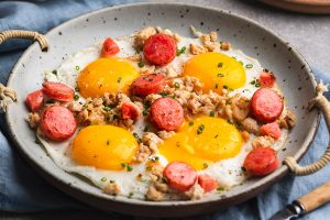 Quick Thai Breakfast Pan Eggs