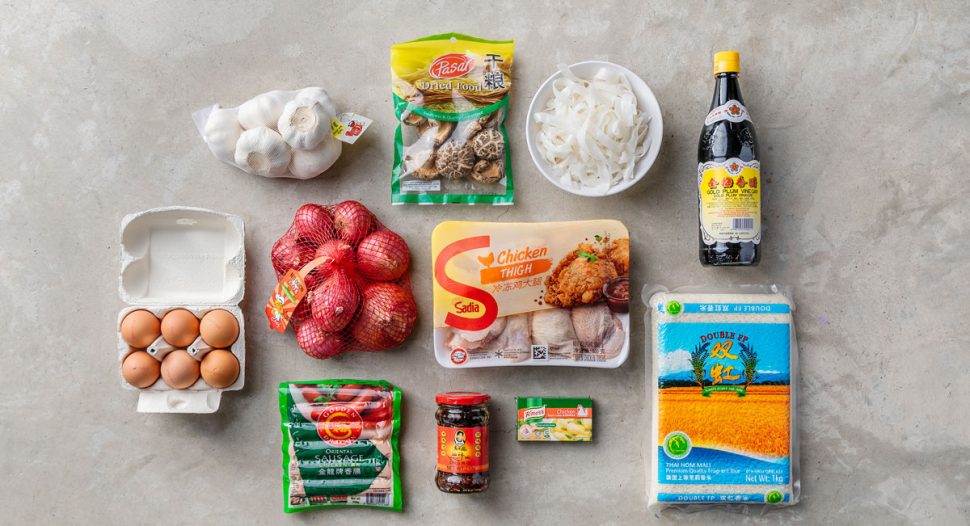 $30 grocery haul for 3 meals