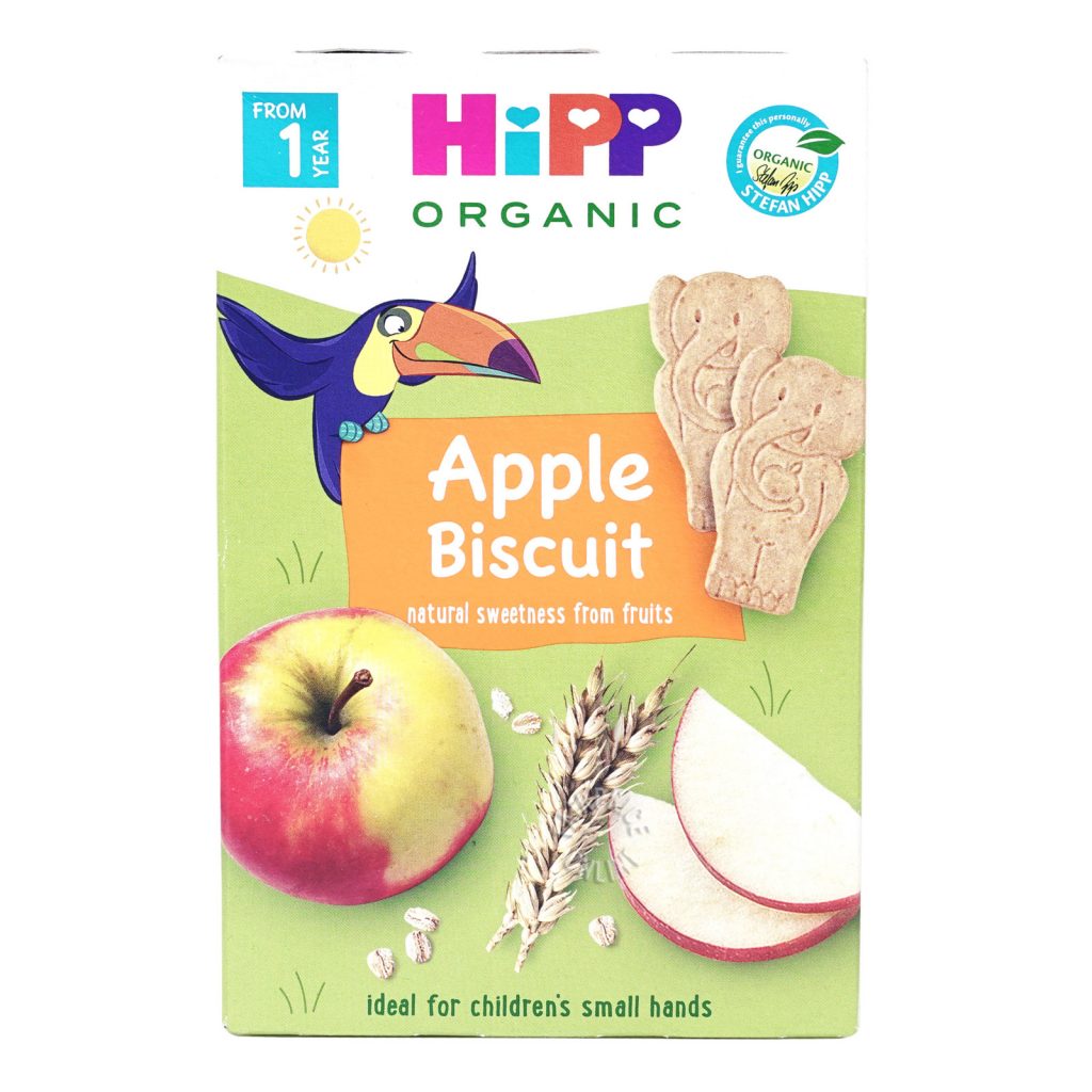 HiPP organic apple biscuits for baby teething