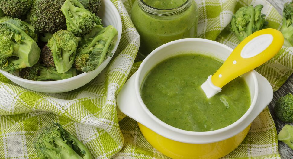 Broccoli baby puree
