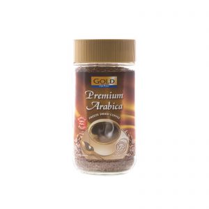 Jar of Premium Arabica Coffee Grounds