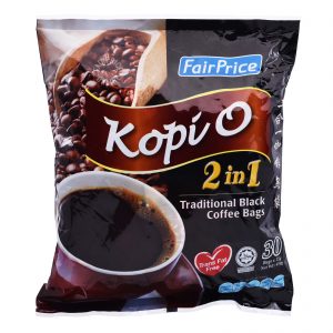 Packet of Kopi O 2 in 1 Traditional Black Coffee Bags