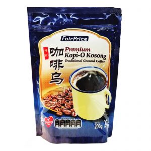 Packet of FairPrice Premium Kopi-O Kosong Bags