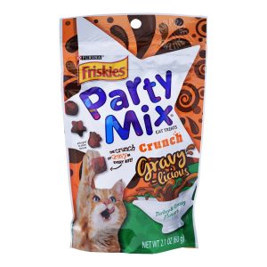 Friskies party mix cat treats - turkey & gravy
