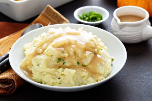 Garlic Mashed Potatoes with Gravy recipe - easy and tasty that is highly recommended