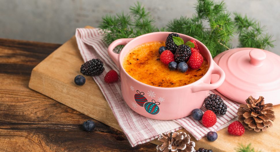 Eggnog Crème Brulee recipe