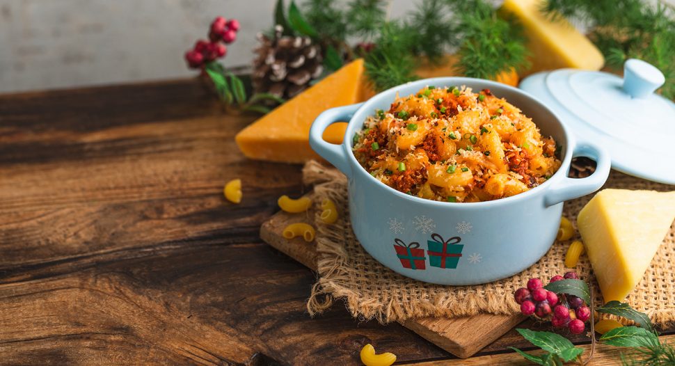 Mac & Cheese with Garlic Crust recipe - easy and delicious