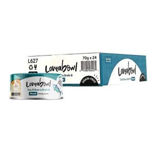 Carton of Loveabowl Cat Canned Food in Broth (Tuna and Mussel)