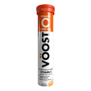Tube of effervescent VOOST Vitamin C tablets