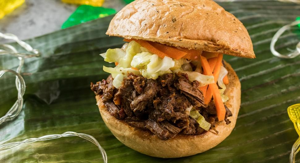 Pulled Beef Rendang Burger