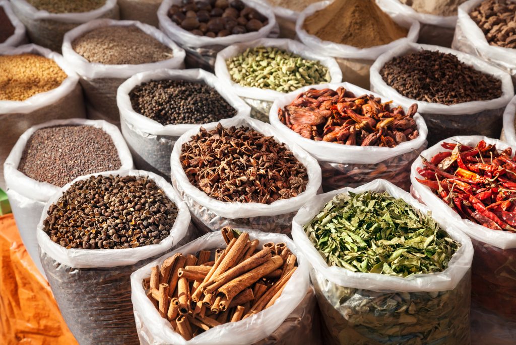 Indian,Spices,In,Anjuna,Flea,Market,,Goa,,India