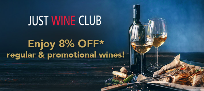 JWC Just Wine Club - Join FairPrice's JWC and enjoy 8% OFF regular and promotional wines