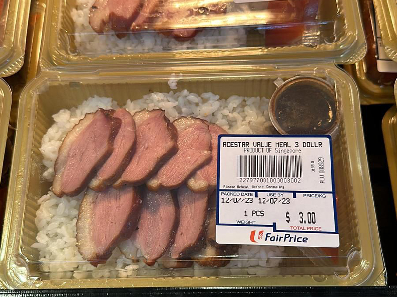 Asian Roast Smoked Duck Bento