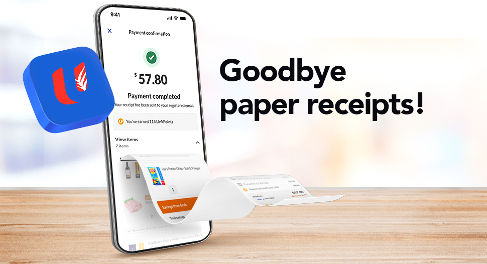 Goodbye paper, hello e-receipts on FairPrice Group app