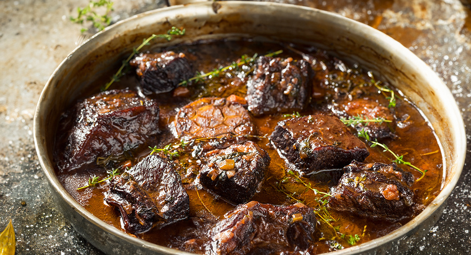 Braised Australian Beef Short Ribs with Shallots Recipe