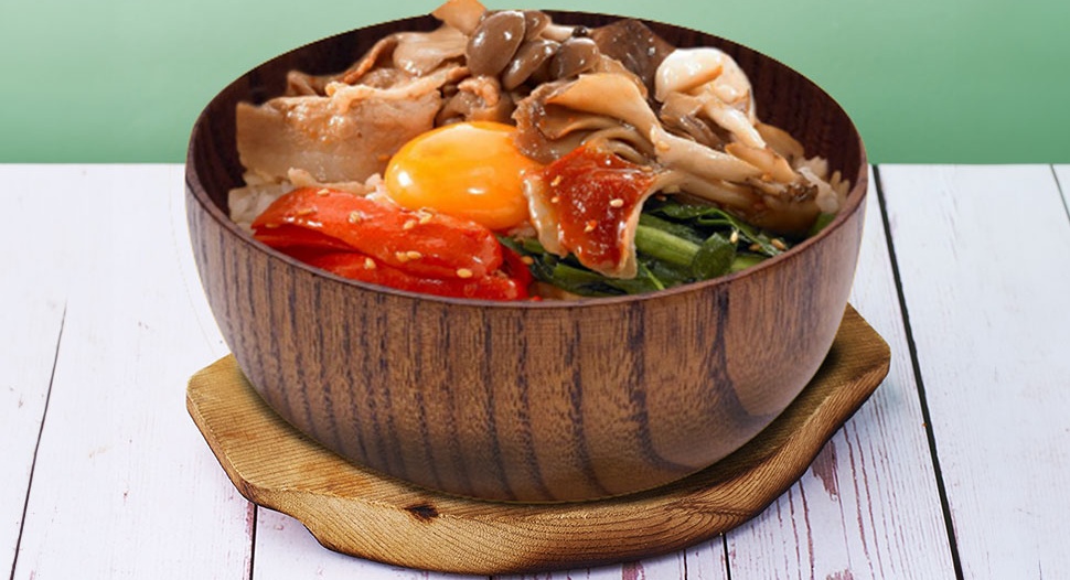 Hokto Mushroom & Beef Bibimbap Recipe