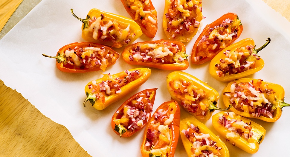 Stuffed Mini Indian Peppers Recipe