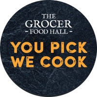 You-Pick-We-Cook The Grocer Food Hall - You pick we cook logo