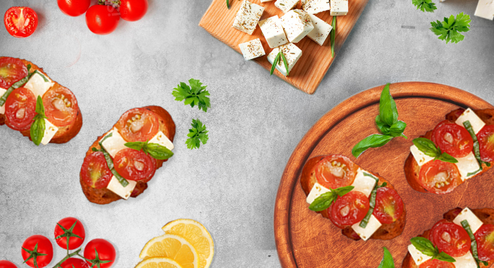 Spice n Pans Bruschetta