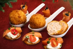 Smoked Salmon Canapes 3 ways