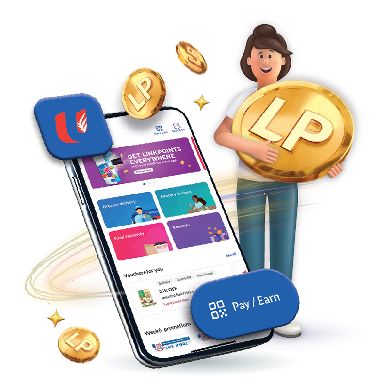 Earn more Linkpoints with the FairPrice Group app