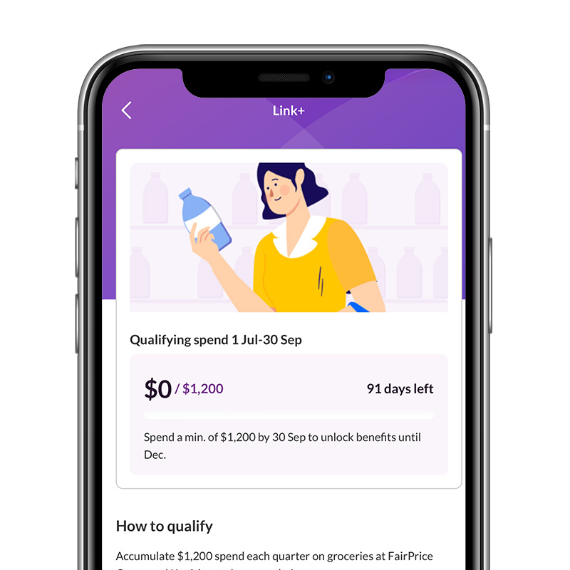 Unlock greater benefits with Link+ on the FairPrice Group app