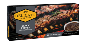 Delicato Black Pepper Pork Loin Ribs