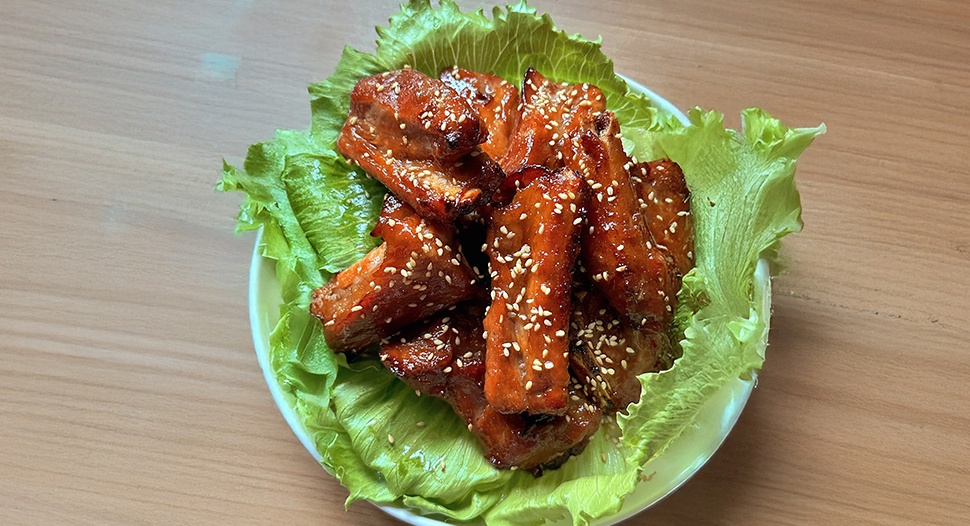 Air-fried Sticky Char Siew Ribs Recipe on FairPrice Group app