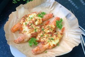 Airfried Cheese-Mayo Prawns Recipe on FairPrice Group app