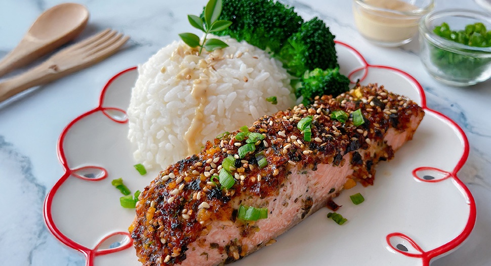Furikake Scottish Salmon Recipe on FairPrice Group app