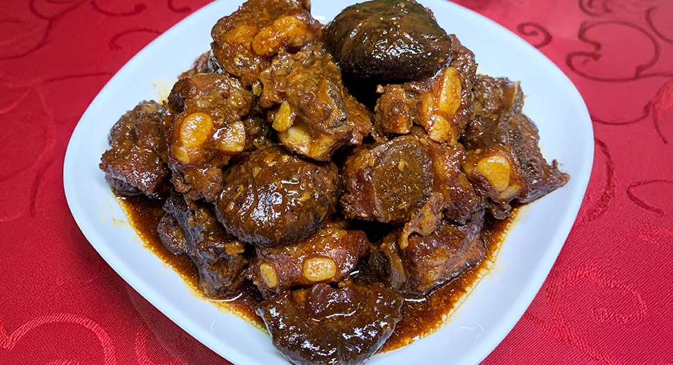 Braised Pearl Bones with Mushrooms Recipe on FairPrice Group app