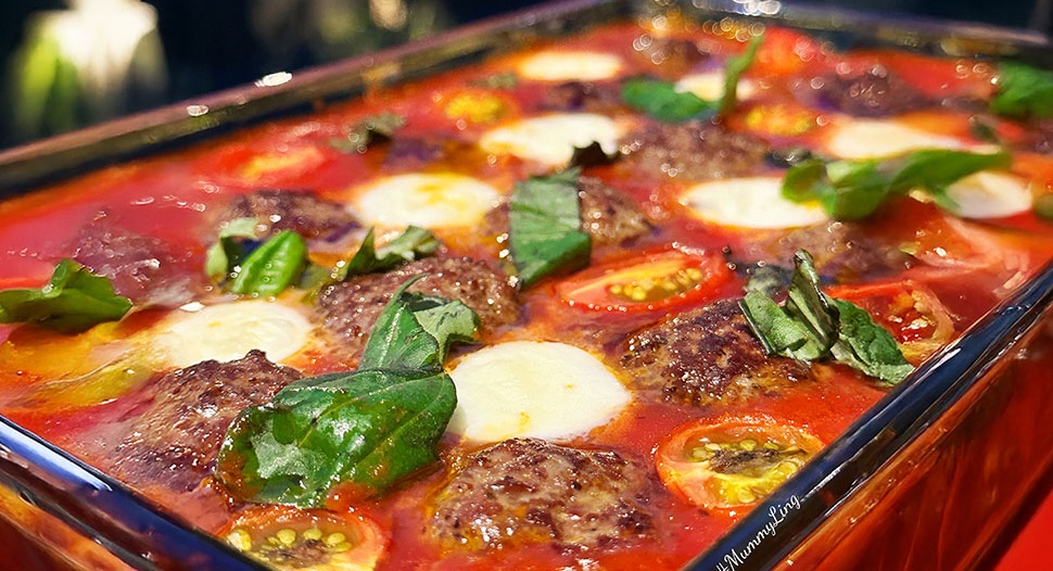 Oven Baked Beef Meatballs in Tomato Sauce Recipe on FairPrice Group app
