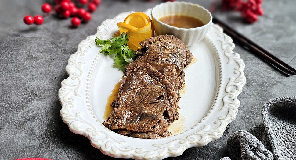 Braised Delicato Beef Shank with Orange Marmalade Sauce Recipe on FairPrice Group app