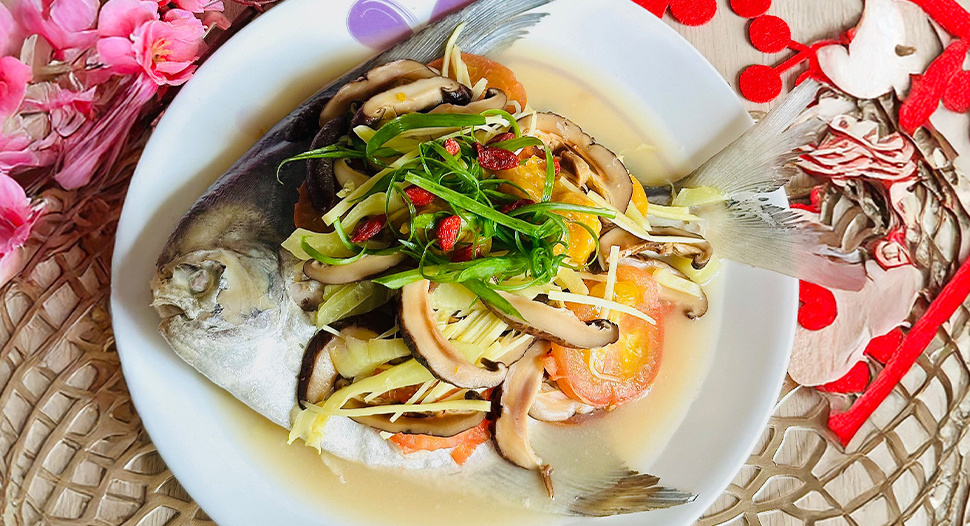 Teochew Steamed Chinese Pomfret Recipe on FairPrice Group app