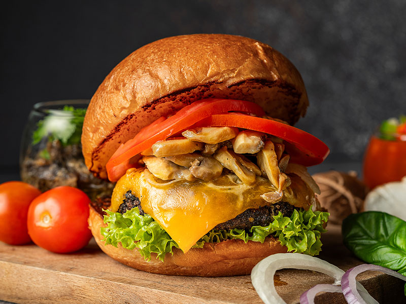 Garang-Burgers-Garang-Truffle-Mushroom-Burger Garang Burgers - Truffled Mushroom Burger